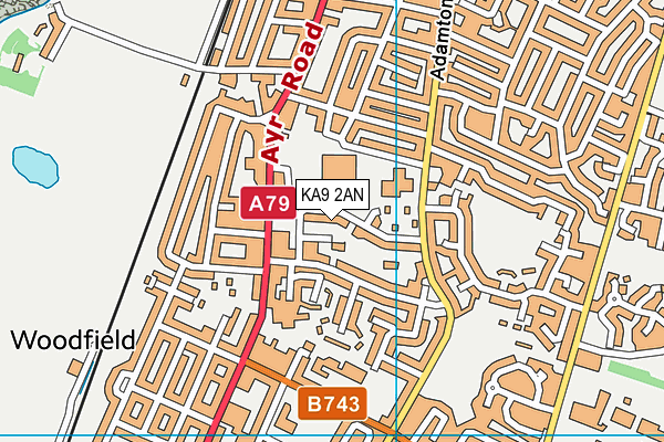 KA9 2AN map - OS VectorMap District (Ordnance Survey) KA9 2AN map - OS VectorMap District (Ordnance Survey)