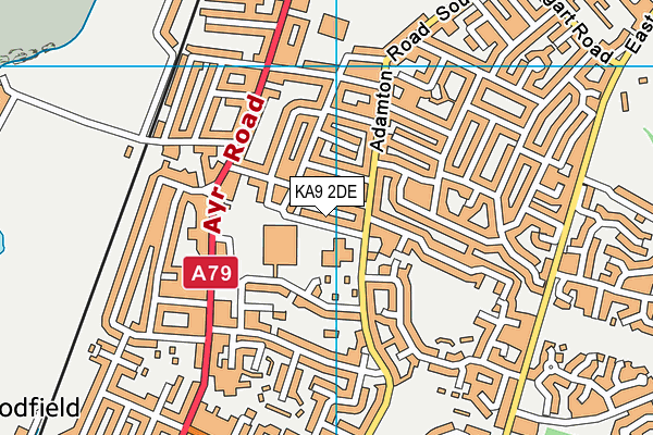 KA9 2DE map - OS VectorMap District (Ordnance Survey) KA9 2DE map - OS VectorMap District (Ordnance Survey)