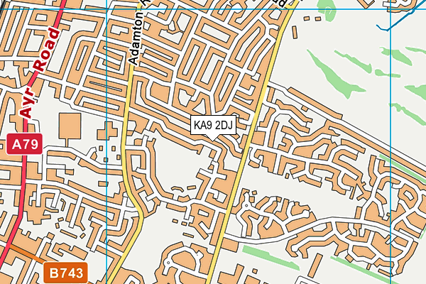 KA9 2DJ map - OS VectorMap District (Ordnance Survey) KA9 2DJ map - OS VectorMap District (Ordnance Survey)