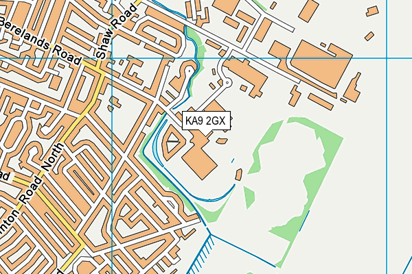 KA9 2GX map - OS VectorMap District (Ordnance Survey) KA9 2GX map - OS VectorMap District (Ordnance Survey)