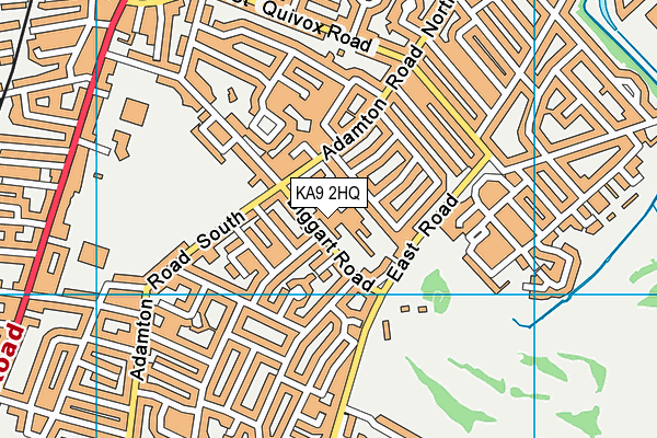 KA9 2HQ map - OS VectorMap District (Ordnance Survey) KA9 2HQ map - OS VectorMap District (Ordnance Survey)