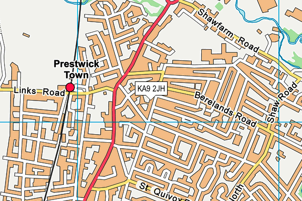 KA9 2JH map - OS VectorMap District (Ordnance Survey)