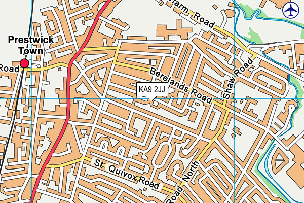 KA9 2JJ map - OS VectorMap District (Ordnance Survey) KA9 2JJ map - OS VectorMap District (Ordnance Survey)