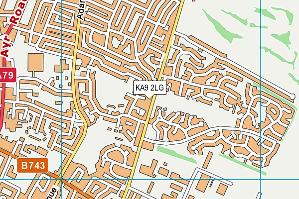 KA9 2LG map - OS VectorMap District (Ordnance Survey) KA9 2LG map - OS VectorMap District (Ordnance Survey)