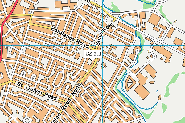 KA9 2LJ map - OS VectorMap District (Ordnance Survey) KA9 2LJ map - OS VectorMap District (Ordnance Survey)