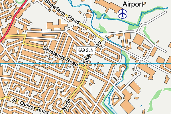 KA9 2LN map - OS VectorMap District (Ordnance Survey) KA9 2LN map - OS VectorMap District (Ordnance Survey)