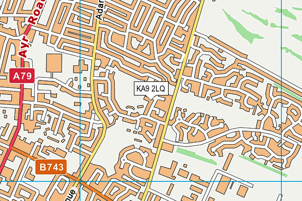 KA9 2LQ map - OS VectorMap District (Ordnance Survey) KA9 2LQ map - OS VectorMap District (Ordnance Survey)