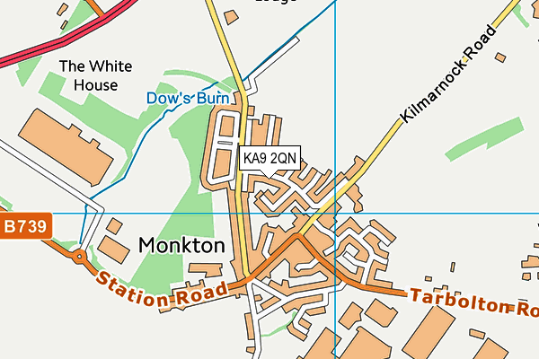 KA9 2QN map - OS VectorMap District (Ordnance Survey)