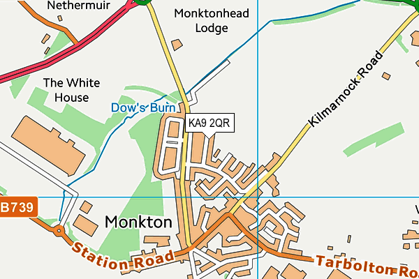 KA9 2QR map - OS VectorMap District (Ordnance Survey) KA9 2QR map - OS VectorMap District (Ordnance Survey)