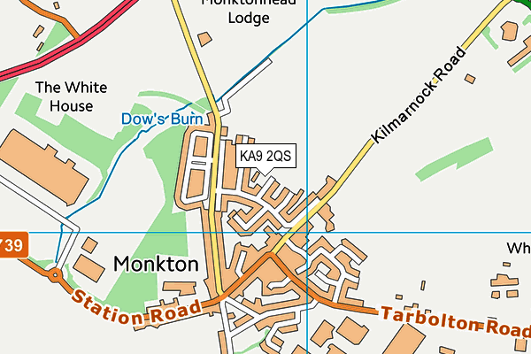 KA9 2QS map - OS VectorMap District (Ordnance Survey) KA9 2QS map - OS VectorMap District (Ordnance Survey)