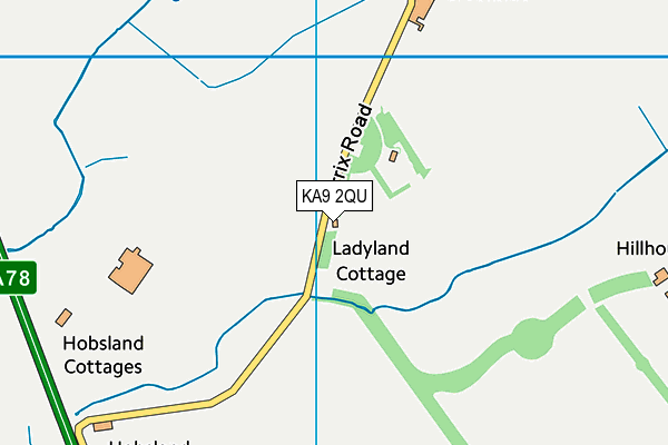 KA9 2QU map - OS VectorMap District (Ordnance Survey) KA9 2QU map - OS VectorMap District (Ordnance Survey)