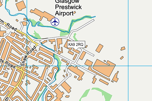 KA9 2RQ map - OS VectorMap District (Ordnance Survey)
