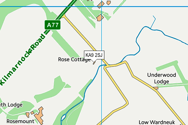 KA9 2SJ map - OS VectorMap District (Ordnance Survey)