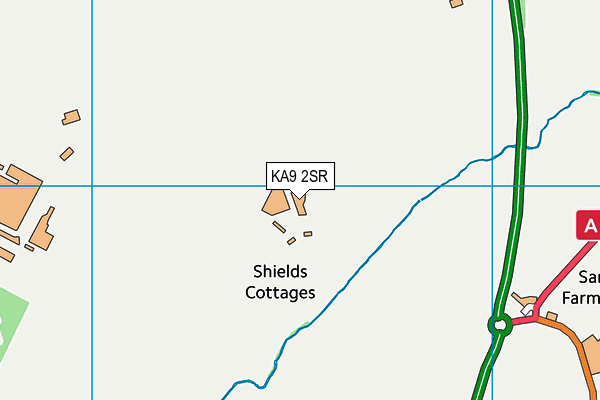 KA9 2SR map - OS VectorMap District (Ordnance Survey) KA9 2SR map - OS VectorMap District (Ordnance Survey)