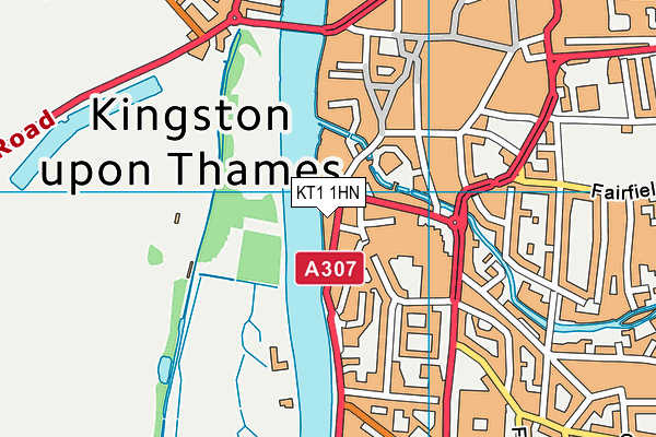 KT1 1HN map - OS VectorMap District (Ordnance Survey) KT1 1HN map - OS VectorMap District (Ordnance Survey)