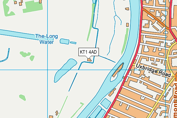 KT1 4AD map - OS VectorMap District (Ordnance Survey) KT1 4AD map - OS VectorMap District (Ordnance Survey)