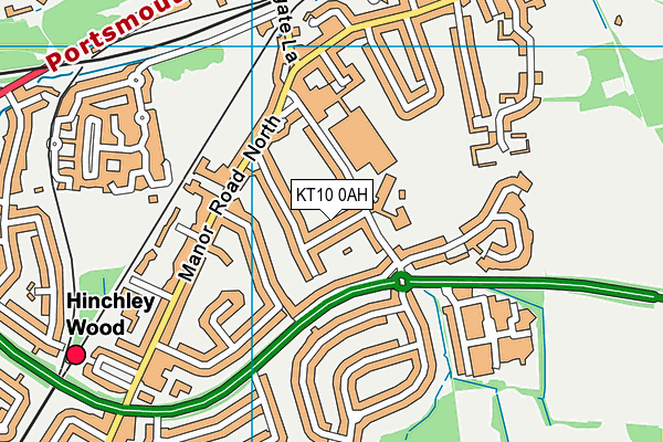KT10 0AH map - OS VectorMap District (Ordnance Survey) KT10 0AH map - OS VectorMap District (Ordnance Survey)