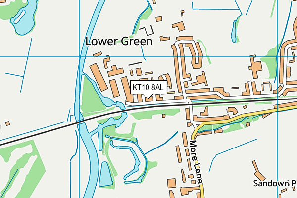 KT10 8AL map - OS VectorMap District (Ordnance Survey) KT10 8AL map - OS VectorMap District (Ordnance Survey)