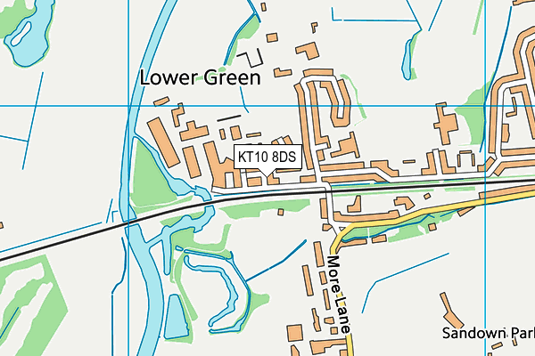KT10 8DS map - OS VectorMap District (Ordnance Survey) KT10 8DS map - OS VectorMap District (Ordnance Survey)