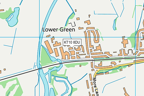 KT10 8DU map - OS VectorMap District (Ordnance Survey) KT10 8DU map - OS VectorMap District (Ordnance Survey)