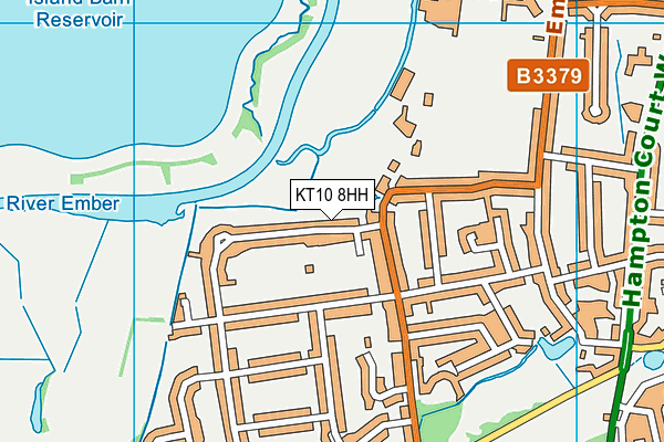 KT10 8HH map - OS VectorMap District (Ordnance Survey) KT10 8HH map - OS VectorMap District (Ordnance Survey)