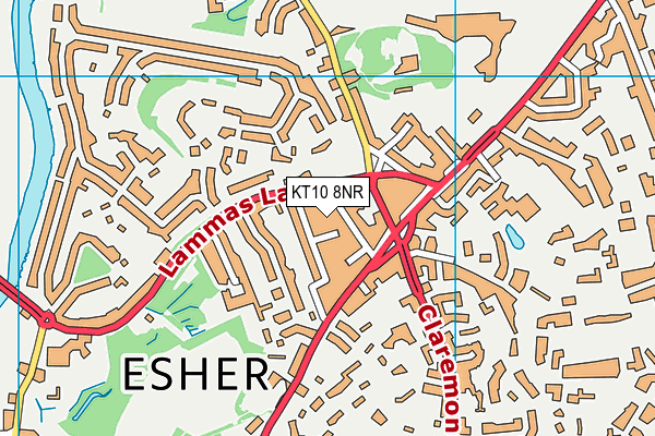 KT10 8NR map - OS VectorMap District (Ordnance Survey) KT10 8NR map - OS VectorMap District (Ordnance Survey)
