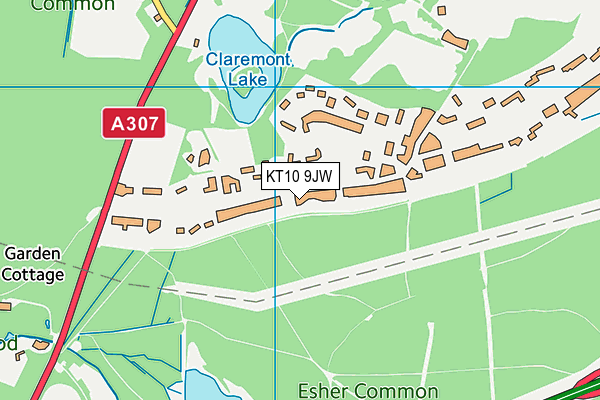 KT10 9JW map - OS VectorMap District (Ordnance Survey) KT10 9JW map - OS VectorMap District (Ordnance Survey)