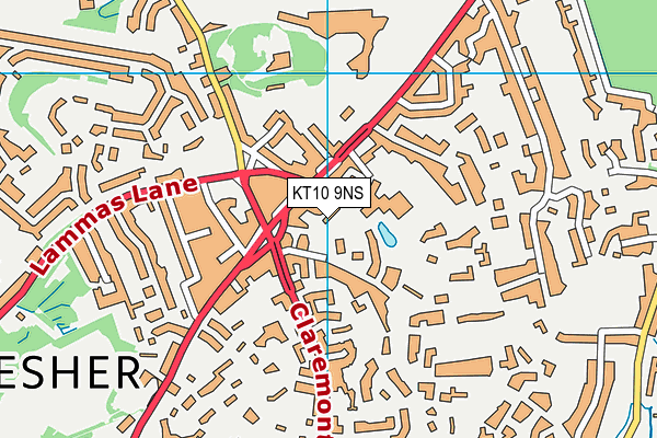 KT10 9NS map - OS VectorMap District (Ordnance Survey) KT10 9NS map - OS VectorMap District (Ordnance Survey)