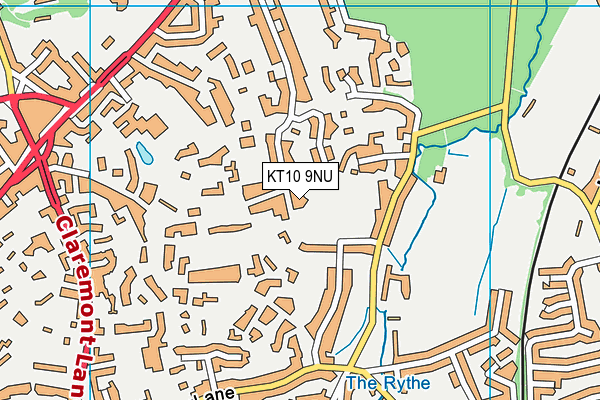 KT10 9NU map - OS VectorMap District (Ordnance Survey) KT10 9NU map - OS VectorMap District (Ordnance Survey)