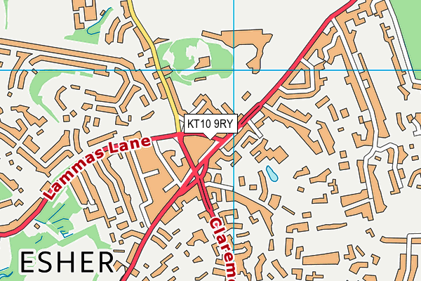 KT10 9RY map - OS VectorMap District (Ordnance Survey) KT10 9RY map - OS VectorMap District (Ordnance Survey)