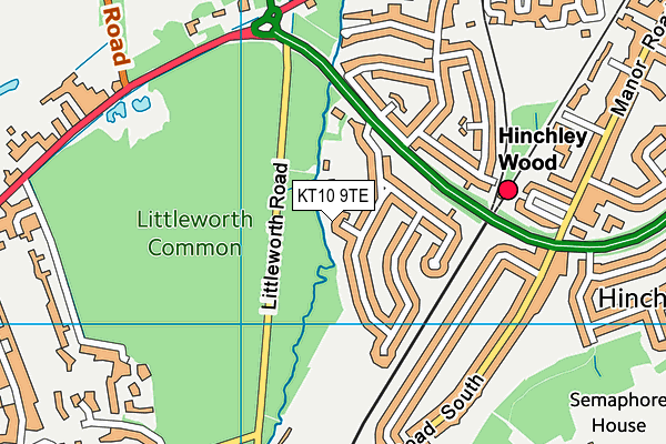 KT10 9TE map - OS VectorMap District (Ordnance Survey) KT10 9TE map - OS VectorMap District (Ordnance Survey)
