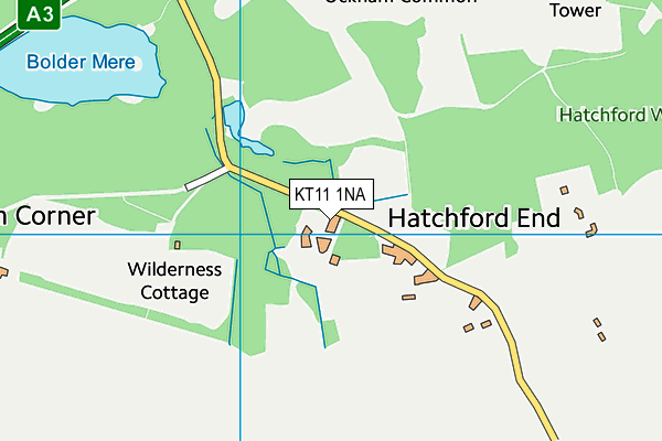 KT11 1NA map - OS VectorMap District (Ordnance Survey) KT11 1NA map - OS VectorMap District (Ordnance Survey)