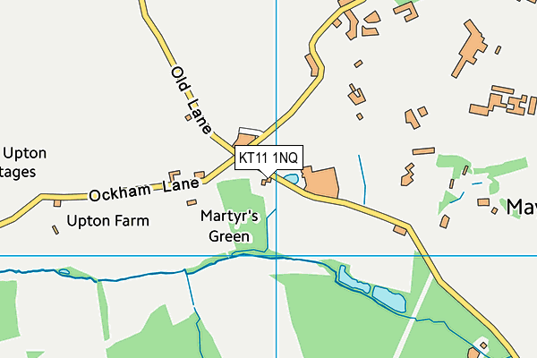 KT11 1NQ map - OS VectorMap District (Ordnance Survey) KT11 1NQ map - OS VectorMap District (Ordnance Survey)
