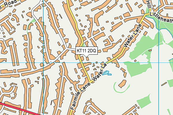 KT11 2DQ map - OS VectorMap District (Ordnance Survey) KT11 2DQ map - OS VectorMap District (Ordnance Survey)