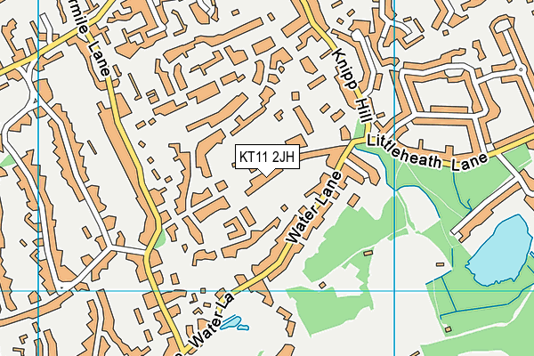 KT11 2JH map - OS VectorMap District (Ordnance Survey) KT11 2JH map - OS VectorMap District (Ordnance Survey)