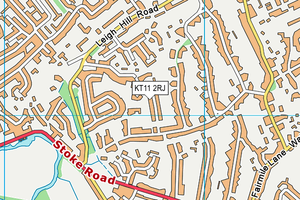 KT11 2RJ map - OS VectorMap District (Ordnance Survey) KT11 2RJ map - OS VectorMap District (Ordnance Survey)
