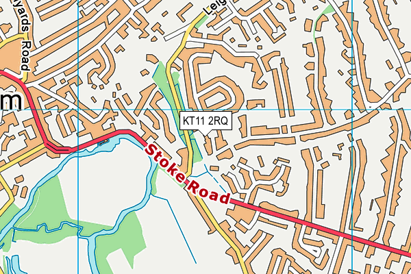 KT11 2RQ map - OS VectorMap District (Ordnance Survey) KT11 2RQ map - OS VectorMap District (Ordnance Survey)