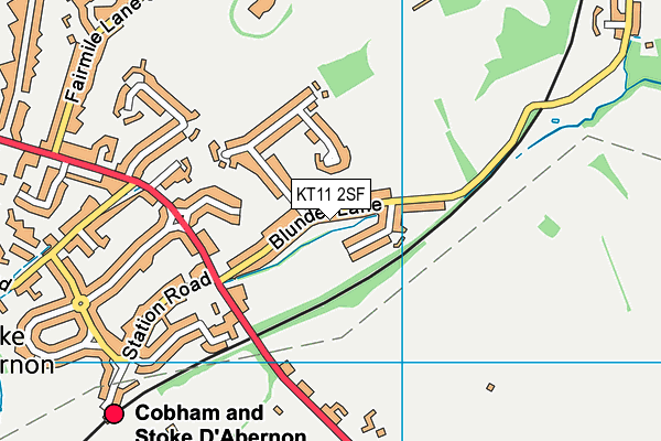 KT11 2SF map - OS VectorMap District (Ordnance Survey) KT11 2SF map - OS VectorMap District (Ordnance Survey)