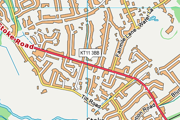 KT11 3BB map - OS VectorMap District (Ordnance Survey) KT11 3BB map - OS VectorMap District (Ordnance Survey)