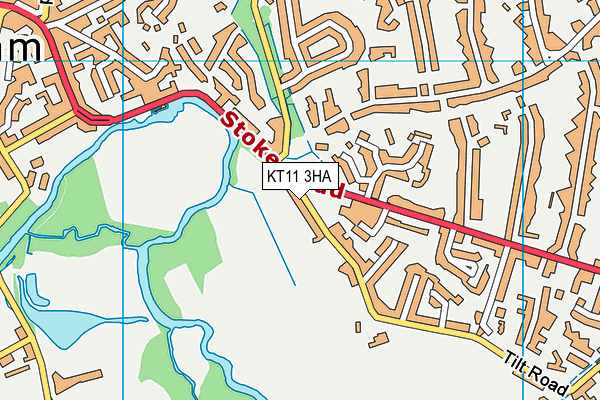KT11 3HA map - OS VectorMap District (Ordnance Survey) KT11 3HA map - OS VectorMap District (Ordnance Survey)