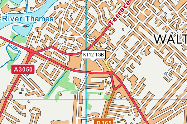 KT12 1GB map - OS VectorMap District (Ordnance Survey) KT12 1GB map - OS VectorMap District (Ordnance Survey)