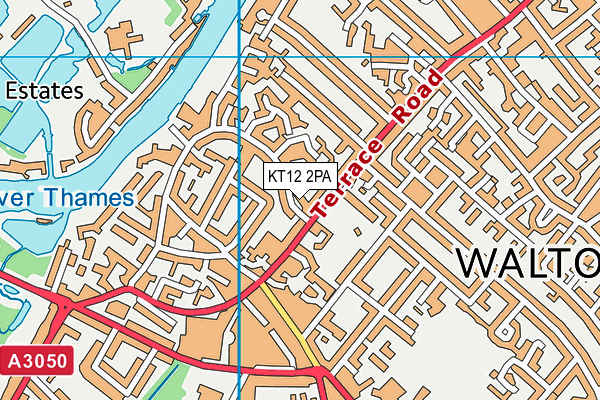 KT12 2PA map - OS VectorMap District (Ordnance Survey) KT12 2PA map - OS VectorMap District (Ordnance Survey)