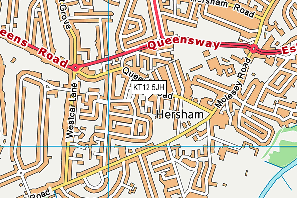 KT12 5JH map - OS VectorMap District (Ordnance Survey) KT12 5JH map - OS VectorMap District (Ordnance Survey)