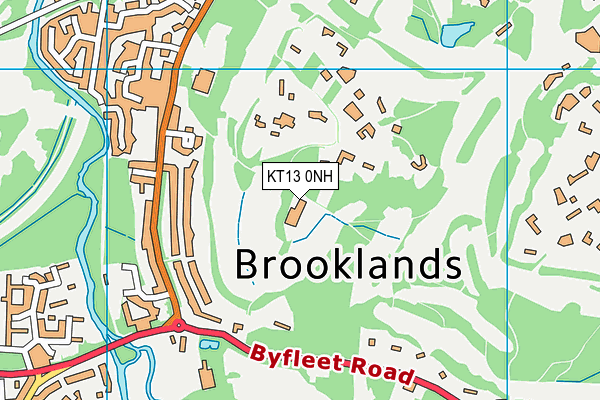 KT13 0NH map - OS VectorMap District (Ordnance Survey) KT13 0NH map - OS VectorMap District (Ordnance Survey)