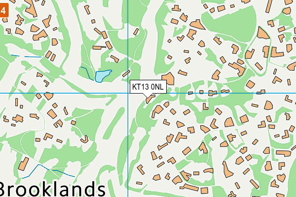 KT13 0NL map - OS VectorMap District (Ordnance Survey) KT13 0NL map - OS VectorMap District (Ordnance Survey)