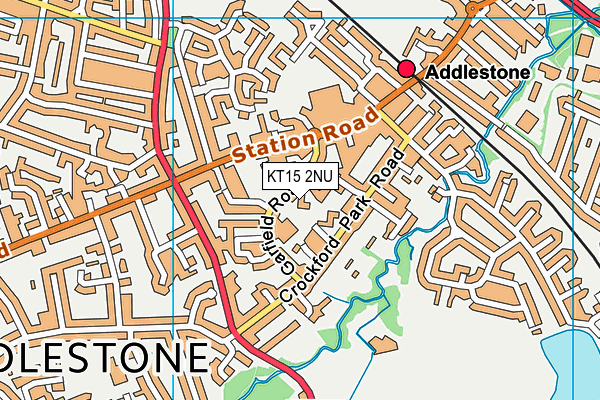 KT15 2NU map - OS VectorMap District (Ordnance Survey) KT15 2NU map - OS VectorMap District (Ordnance Survey)