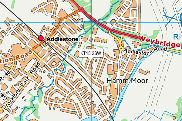 KT15 2SW map - OS VectorMap District (Ordnance Survey) KT15 2SW map - OS VectorMap District (Ordnance Survey)