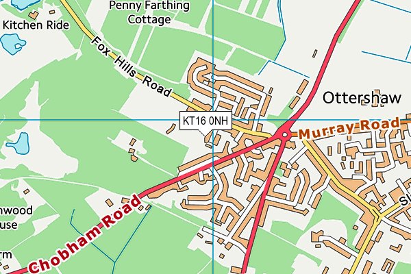 KT16 0NH map - OS VectorMap District (Ordnance Survey) KT16 0NH map - OS VectorMap District (Ordnance Survey)