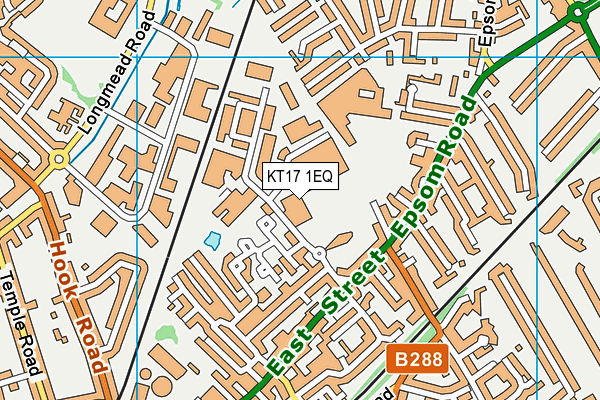 KT17 1EQ map - OS VectorMap District (Ordnance Survey) KT17 1EQ map - OS VectorMap District (Ordnance Survey)