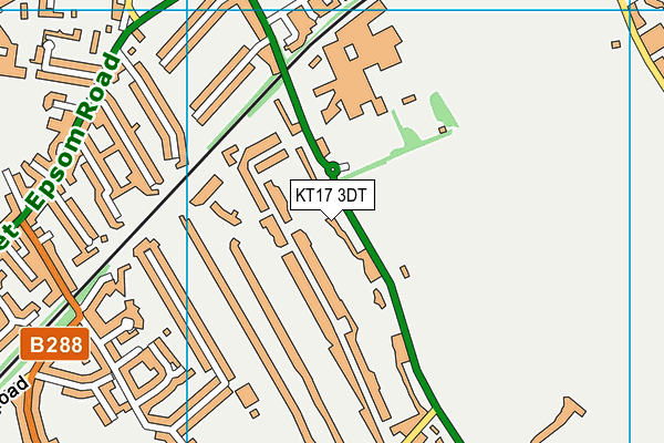KT17 3DT map - OS VectorMap District (Ordnance Survey) KT17 3DT map - OS VectorMap District (Ordnance Survey)